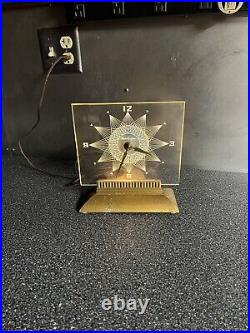 MasterCrafters Starlight #146 Push-Button Clock TESTED HOLDS TIME WELL