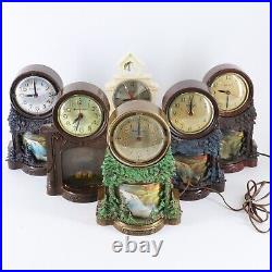 Mastercrafters Mantle Clocks Waterfall Fireplace Church 272 344 560 Lighted