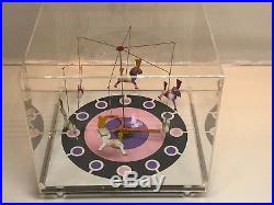 Mid Century Modern Art Deco Retro Japan Jeco Carousel Merry Go Round Clock Sugii