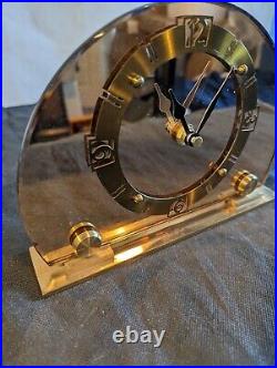 Mirrored Art Deco Refurbished Mantel Clock