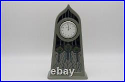 Moorcroft Ceramic Clock Peacock Parade Design CL4 Design by Nicola Slaney 2012