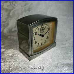 Museum Quality Art Deco 1931-34 Westclox LaSalle Dura 61G 404 Alarm Clock-Works