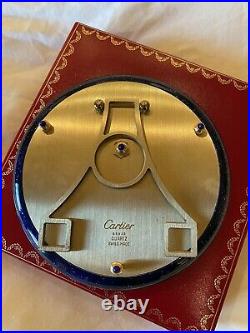 Must de Cartier Lapis Art Deco Clock, Excellent Condition