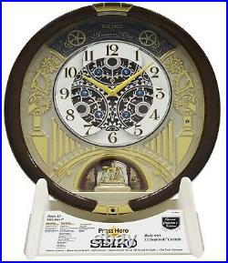 New Seiko Melodies in Motion 2020 Animated Musical Christmas Carol Wall Clock