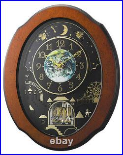 (New!) TIMECRACKER COSMOS Musical Magic Motion clock Rhythm clocks 4MH879WU06