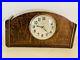 Old Vintage WESTMINSTER CHIME New Haven Wood Mantle Clock Art Deco