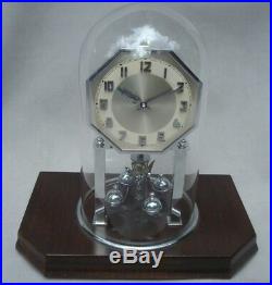 Outstanding Art Deco 400 Day Anniversary Clock by Shlenker & Posner running