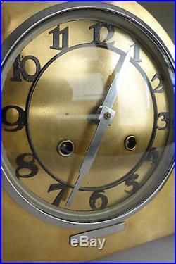 Outstanding LARGE ART DECO SKYSCRAPER clock BAUHAUS jaz, kienzle, jaeger