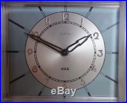 Pendulette JAZ AMPLIC / Art Déco Bakélite et chrome années 30 / Clock Pendule