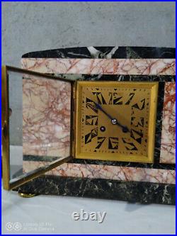 Pendulum Support Fireplace Art Deco IN Marble