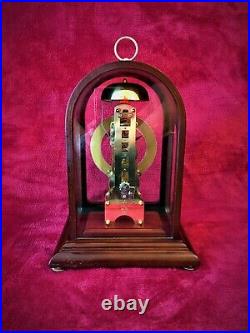 Perfect German Franz Hermle Skeleton Library Mantle Clock