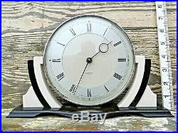 Period Art Deco Smiths 30 Hour Mechanical Mantle Clock Gwo Excellent Condition