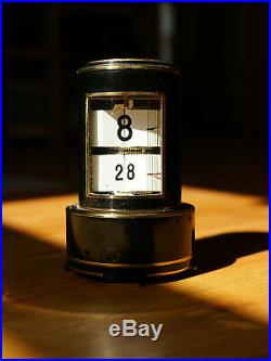 Plato Flip Clock Numeral Carriage Clock Ansonia Art Deco Artdeco Bauhaus