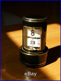 Plato Flip Clock Numeral Carriage Clock Ansonia Art Deco Artdeco Bauhaus
