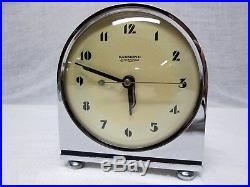 Pristine Iconic & Rare 100% Art Deco Alarm Clock Hammond Synchronous Grenadier