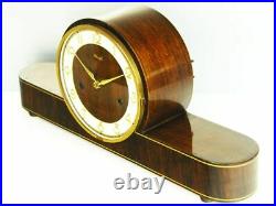 Pure Art Deco Chiming Mantel Clock From Kienzle Black Forest