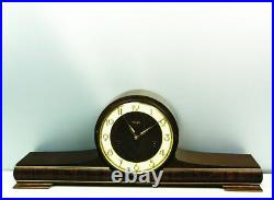 Pure Art Deco Chiming Mantel Clock From Kienzle Black Forest With Pendulum