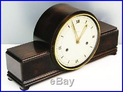 Pure Beautiful Pure Art Deco Kienzle Chiming Mantel Clock With Rose Wood