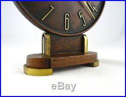 Rare Authentic 30s German Metropolis Design Table Clock Art Deco Bauhaus 1930