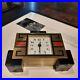 RARE Cartier Art Deco, Cubist Desk Clock, Works, Good Condition