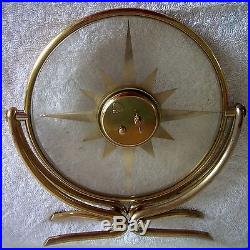 Rare Jeager Lecoultre Art Deco 1940's Sun 8 Day Clock Runnig Watch Free Shipping