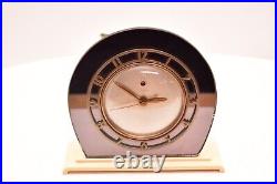 RARE Telechron 4F71 Casino Art Deco Amethyst Mirror Clock Not Running