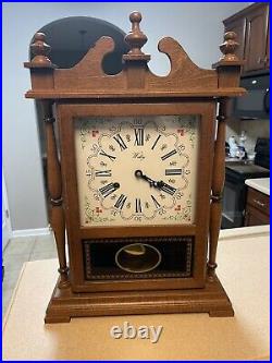 RARE VINTAGE Welby Mantel Clock, Art Deco, Chimes, Works! BEAUTIFUL