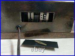 RARE Vintage Silver Crest Lawson Digital Clock Desk Mantel Smith Metal Arts Deco