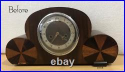 RESTORED Vintage Chime Art Deco ENFIELD Mantel Clock #1918
