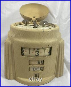Rare 1930s Westclox Observatory Art Deco Annular Kal Klock Rotary Tape Measure