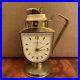 Rare 1956-60 Phinney Walker Art Deco Style Clock & Evans Table Lighter Working