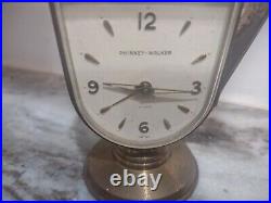 Rare 1956-60 Phinney Walker Art Deco Style Clock & Evans Table Lighter Working