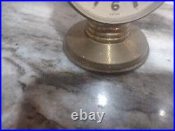 Rare 1956-60 Phinney Walker Art Deco Style Clock & Evans Table Lighter Working