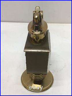 Rare 1956-60 Phinney Walker Art Deco Style Clock & Evans Table Lighter Working