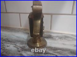 Rare 1956-60 Phinney Walker Art Deco Style Clock & Evans Table Lighter Working