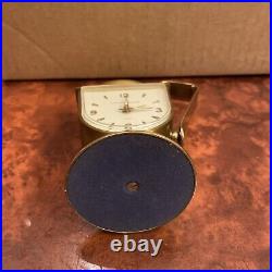 Rare 1956-60 Phinney Walker Art Deco Style Clock & Evans Table Lighter Working