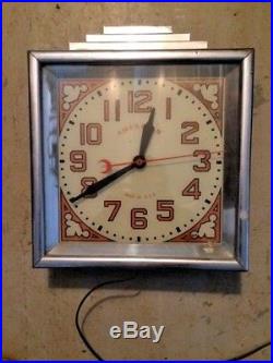 Rare Antique American brand Art Deco Wall clock