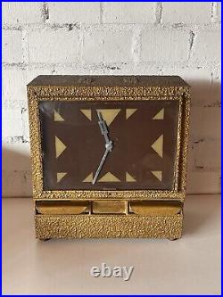 Rare Antique Art Deco Design 1930's Clock Bank
