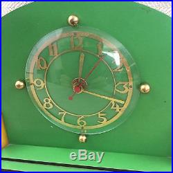 Rare Art Deco Clock Bakelite Electric Goblin