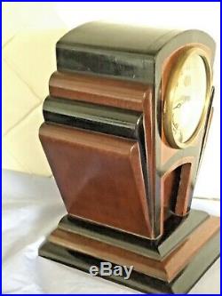 Rare Art Deco Nmc Electric Ufo Disc Torsion Clock Not Tiffany Never Wind