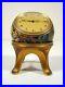 Rare Art Deco Swiss Zenith Ball Clock 8 Days Cloisonne With Stand Argit Sfoa