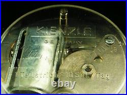 Rare Beautiful Later Art Deco Desk Clock Kienzle Automatic Electric With Box