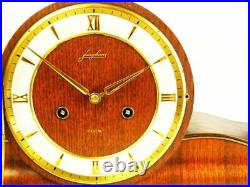 Rare Beautiful Later Art Deco Junghans Chiming Mantel Clock