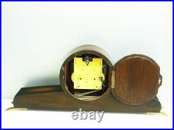 Rare Beautiful Later Art Deco Junghans Chiming Mantel Clock From 50 ´s