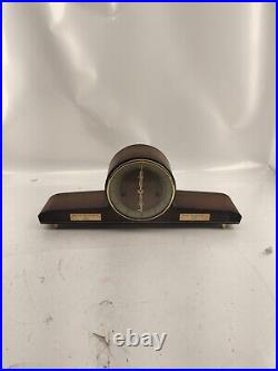 Rare Beautiful Later Art Deco Junghans Chiming Mantel Clock with balance wheel