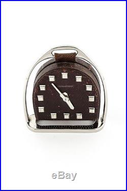 Rare Jaeger-LeCoultre HERMÈS Table Clock with 4 day movement, art deco, 1930s