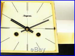 Rare Later Art Deco Design Chiming Mantel Clock From Dugena Hermle 50 ´s