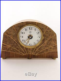 Rare Leon Hatot ATO table desk clock, art deco, 1930´s