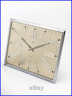Rare Omega desk clock with 8 day movement, art deco, 1920s