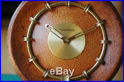 Rare Pendule De Table Jaeger Lecoultre 8 Day Clock Art Deco Bauhaus 1937